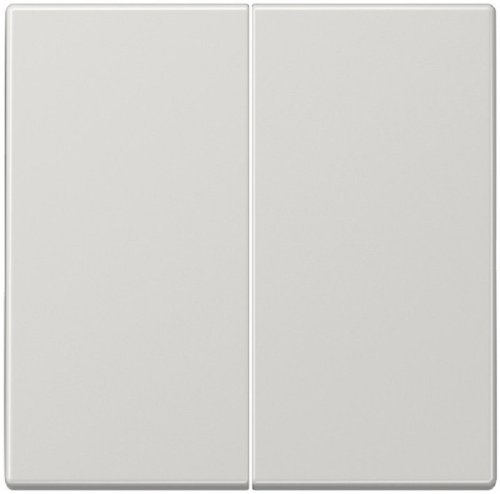 Лицевая панель Jung LS990 для 2-кл. выключателя серый картинка